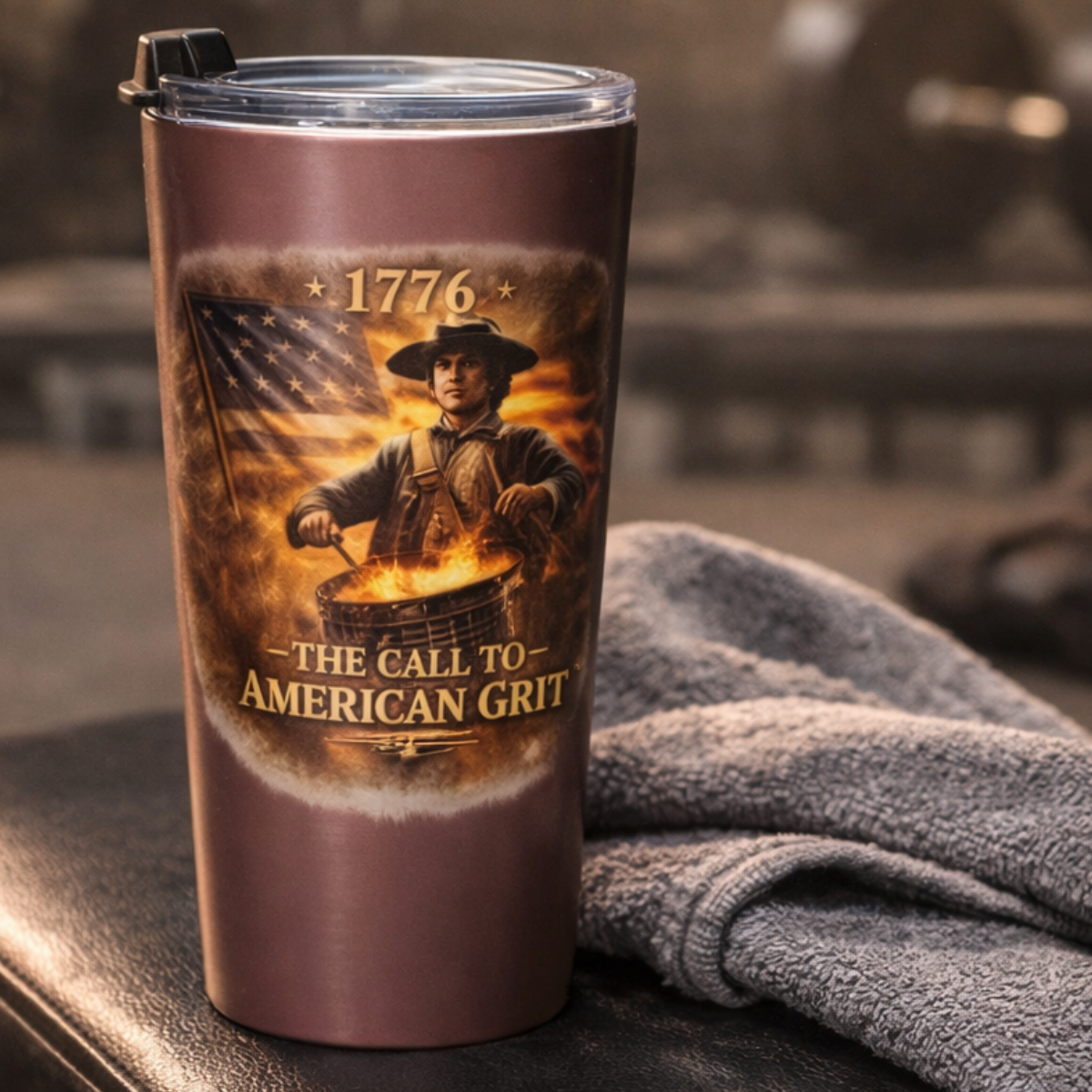 The Call to American Grit – 1776 Origins Collection 20 oz Stainless Steel Tumbler - Image 2