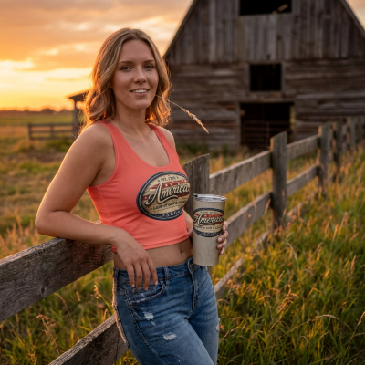 America Heritage – Land of Grit & Grace – 20 oz Stainless Steel Tumbler