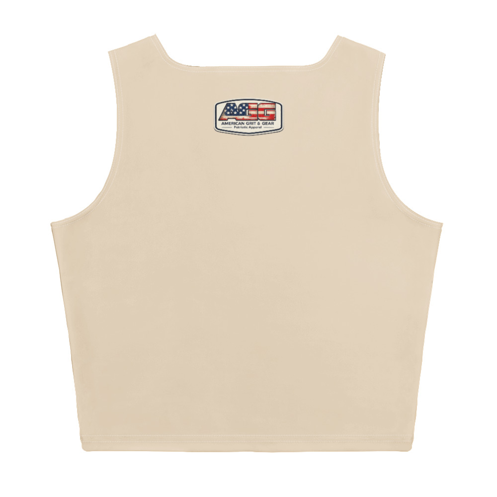 American Heritage – Where Freedom Fits Women’s Crop Top - Image 16