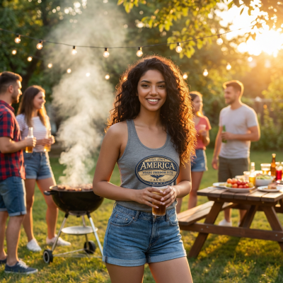 American Heritage – Where Freedom Fits Women’s Racerback Tank