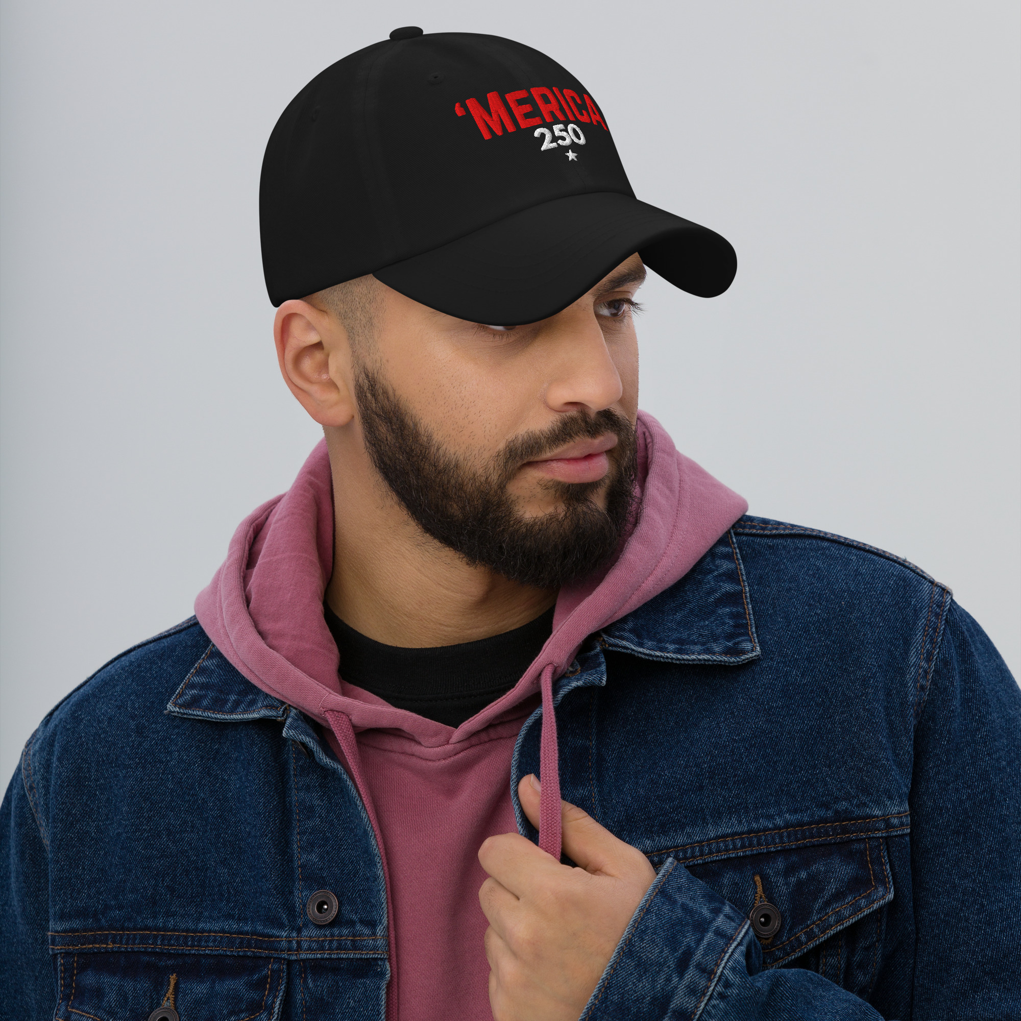 'Merica 250 Dad Hat - Embroidered - Image 81