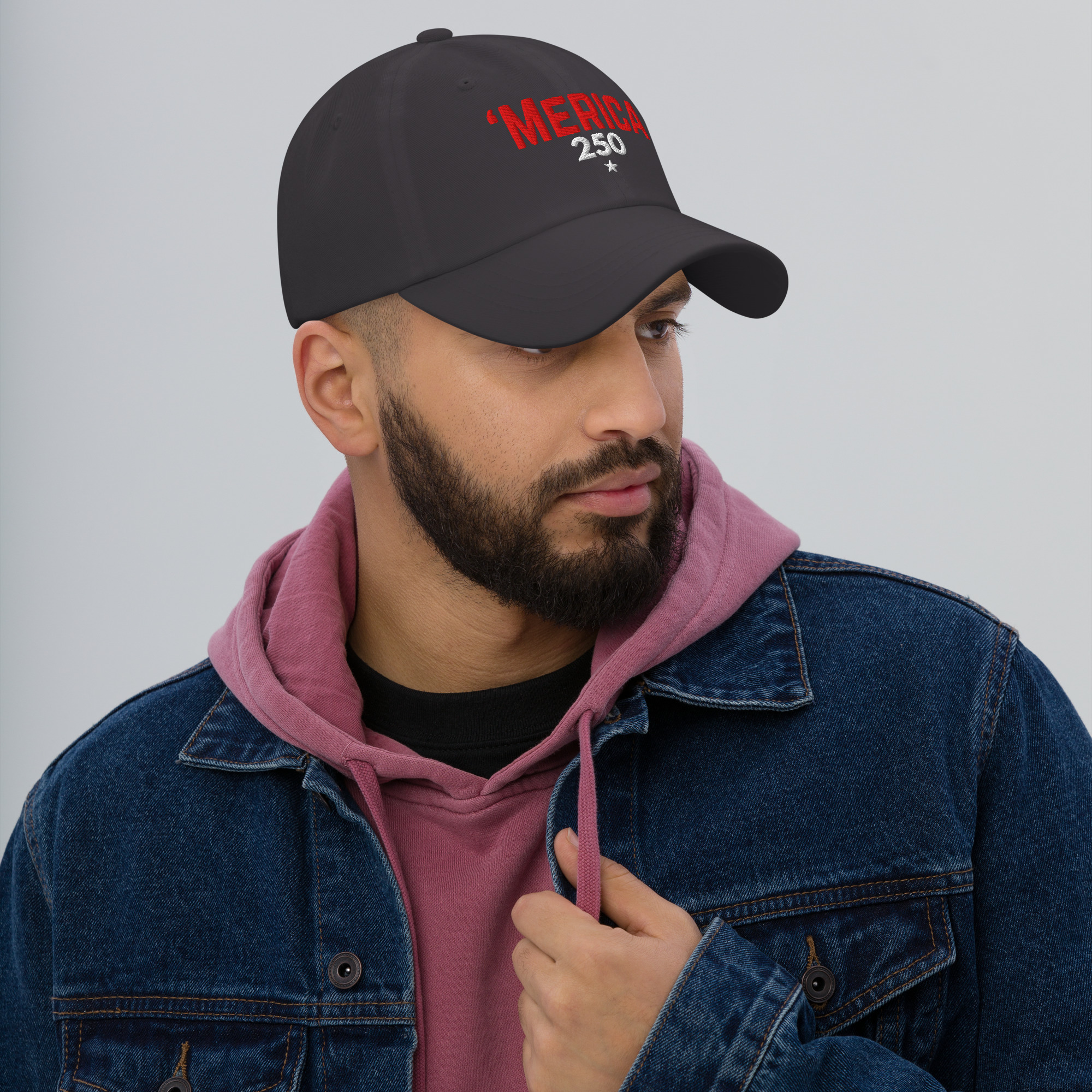 'Merica 250 Dad Hat - Embroidered - Image 84