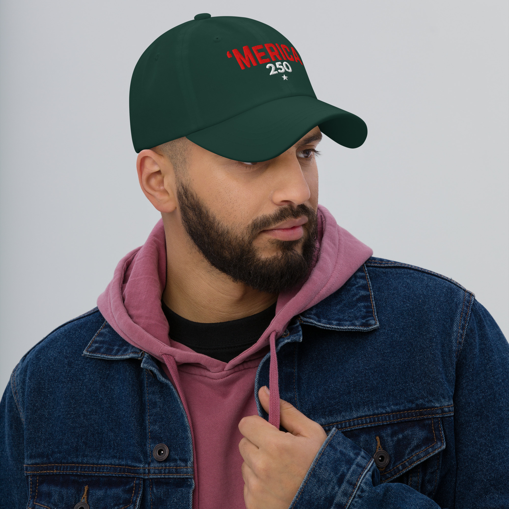 'Merica 250 Dad Hat - Embroidered - Image 83