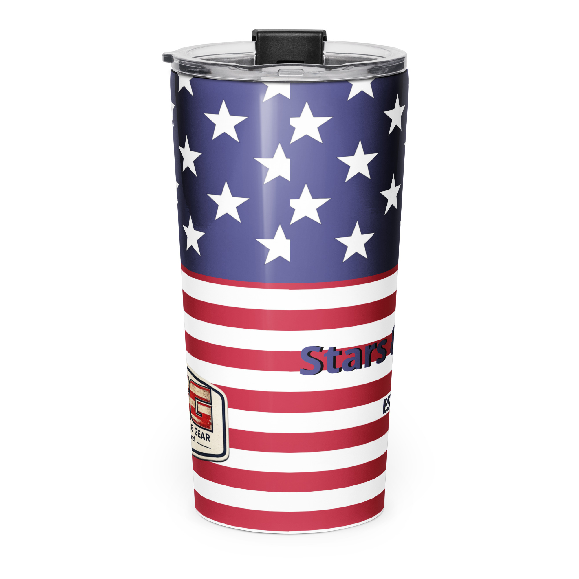 Stars & Stripes Est. 1776 Patriotic Stainless Steel Tumbler – 20oz American Flag Travel Mug - Image 10