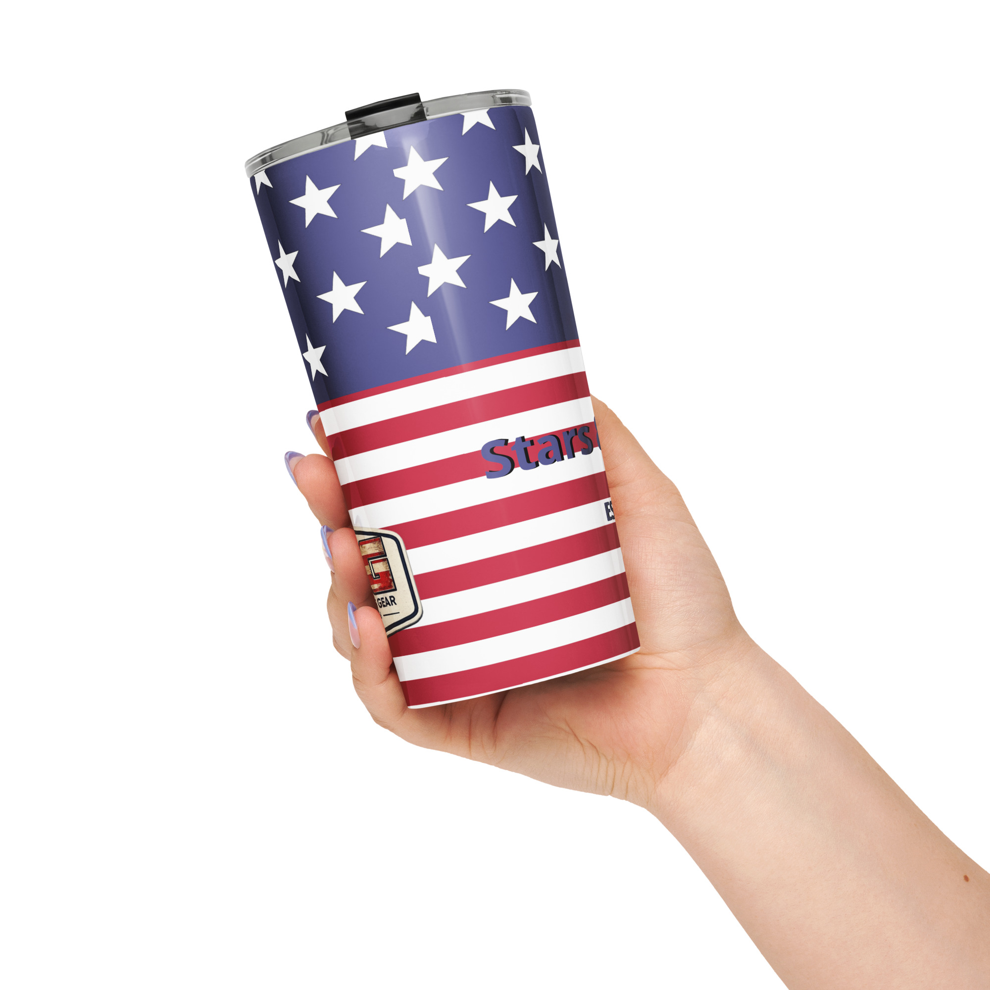 Stars & Stripes Est. 1776 Patriotic Stainless Steel Tumbler – 20oz American Flag Travel Mug - Image 13