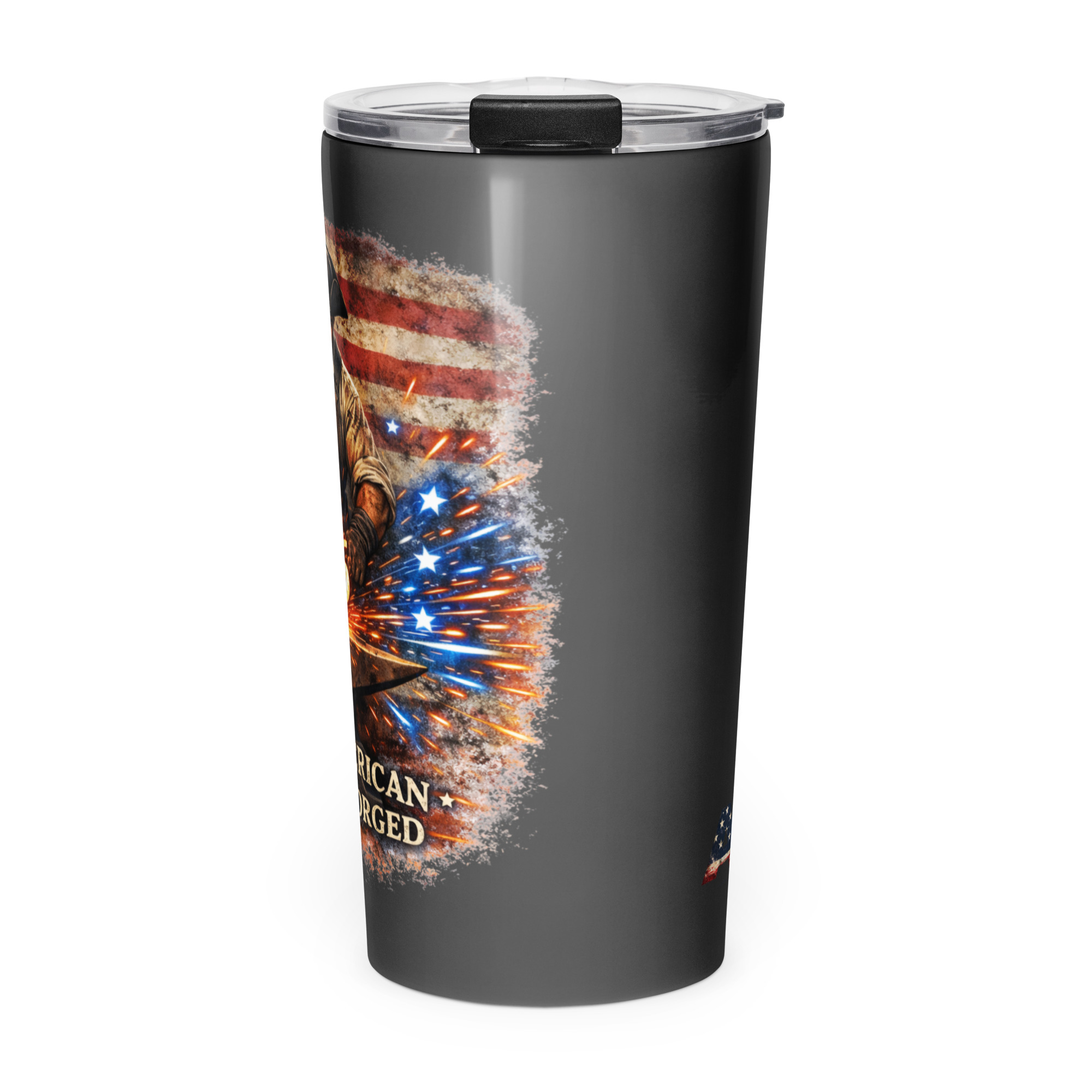 Forged in Freedom 1776 Tumbler – Origins of Grit Series (Steel Edition) - Image 2
