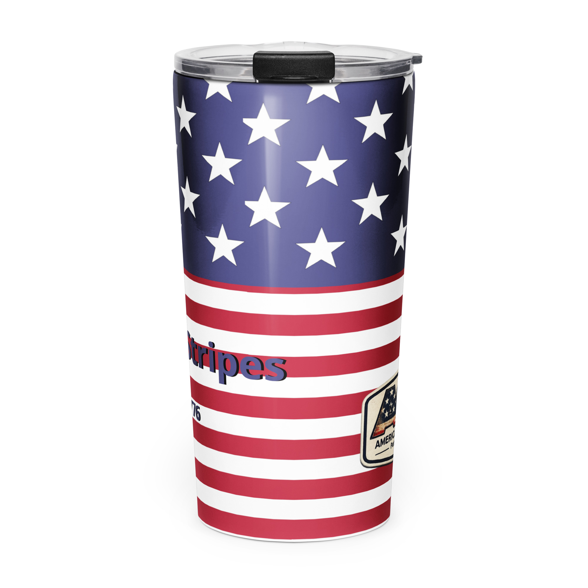 Stars & Stripes Est. 1776 Patriotic Stainless Steel Tumbler – 20oz American Flag Travel Mug - Image 8