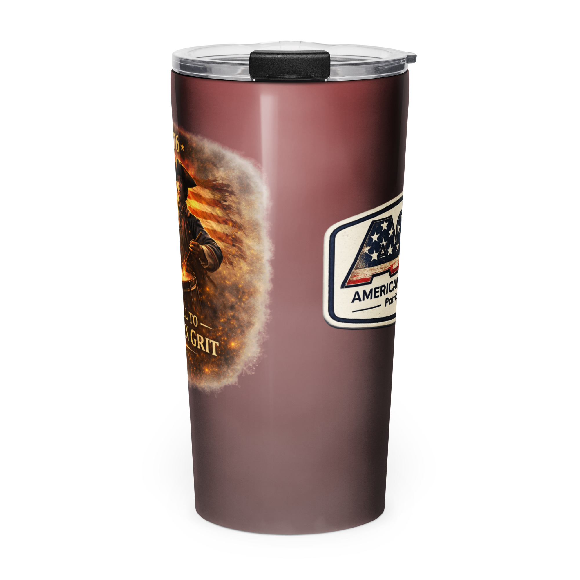 The Call to American Grit – 1776 Origins Collection 20 oz Stainless Steel Tumbler - Image 5