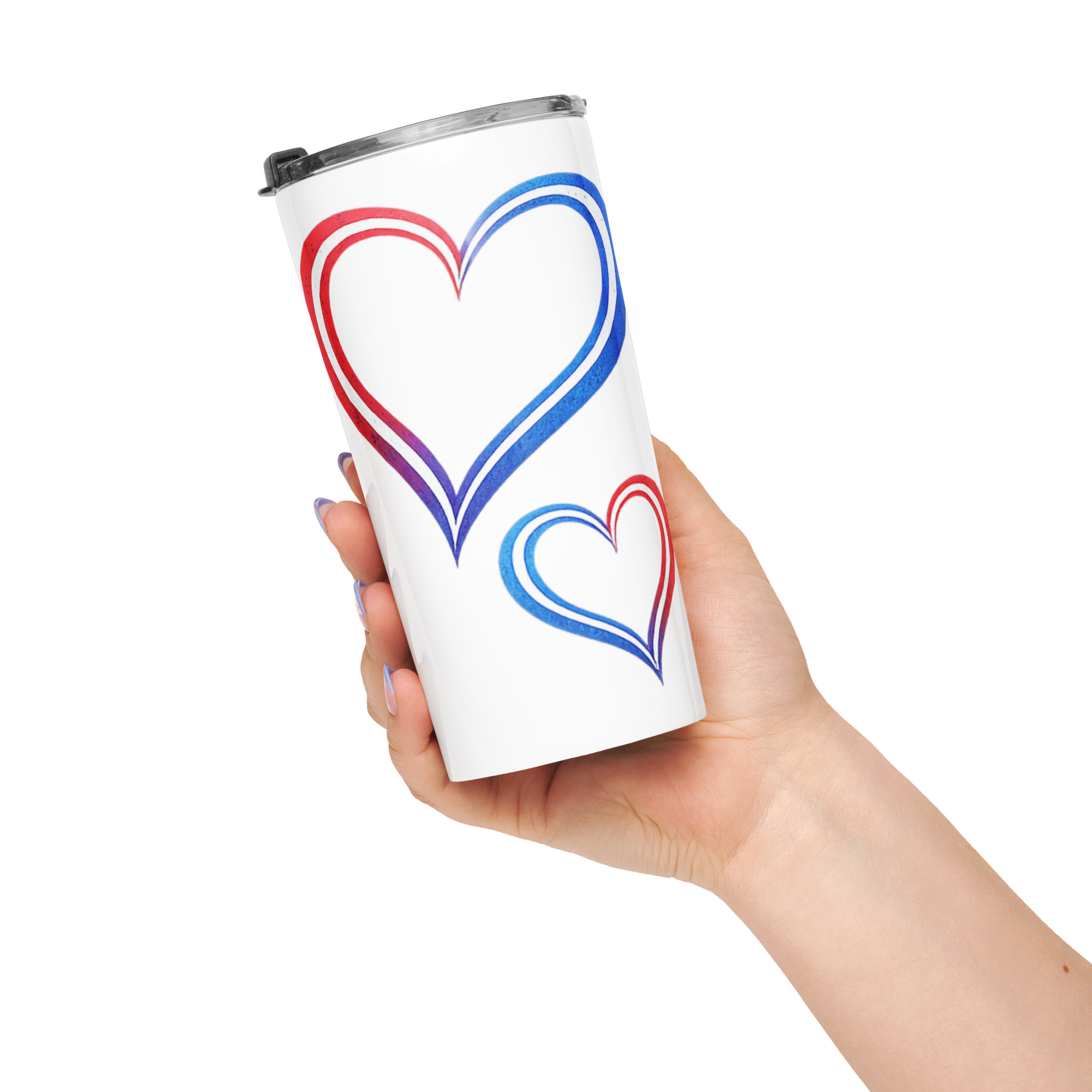 American Heart 20oz Stainless Steel Tumbler – Patriotic Insulated Travel Mug | AGG - Image 3