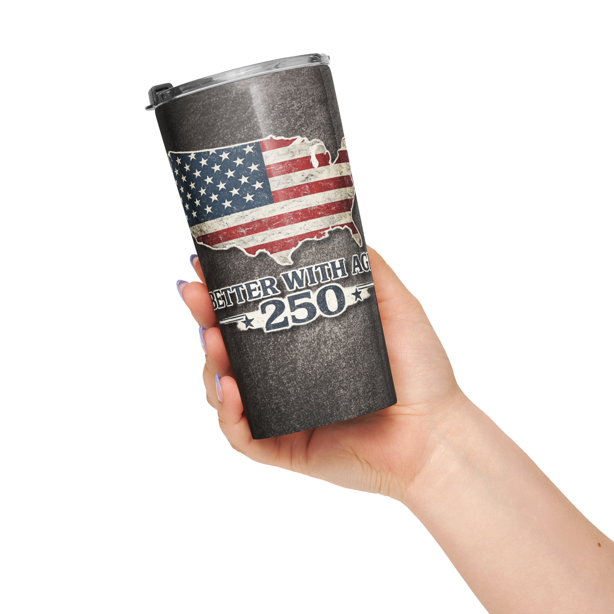 Better With Age 250 - Patriotic Tumbler - Image 2