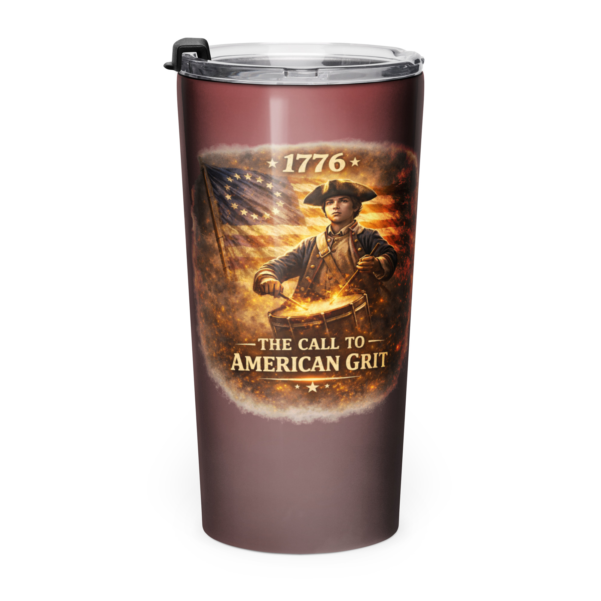 The Call to American Grit – 1776 Origins Collection 20 oz Stainless Steel Tumbler - Image 4