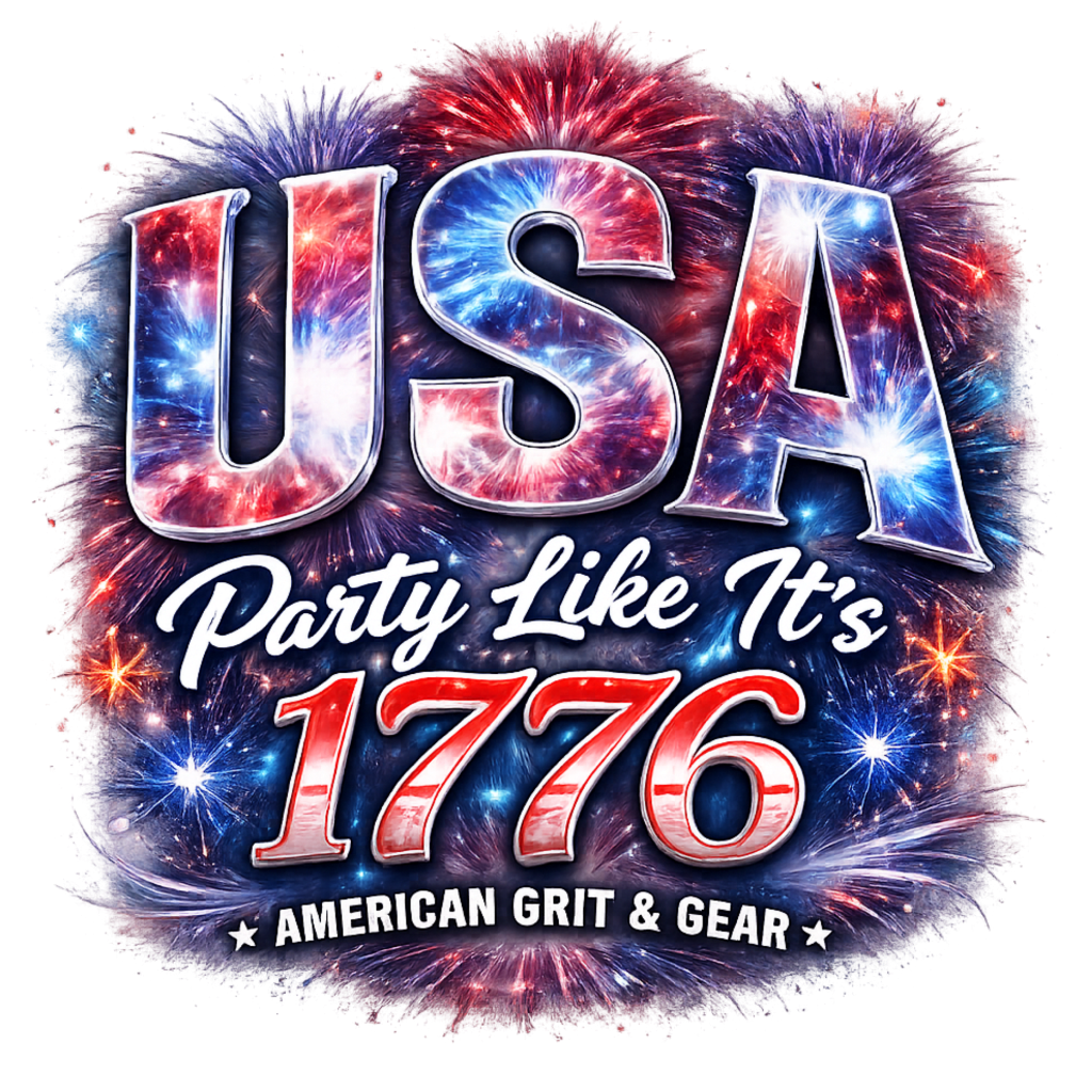 USA Party Like It’s 1776 Women’s Crop Top – Patriotic Festival Shirt - Image 2
