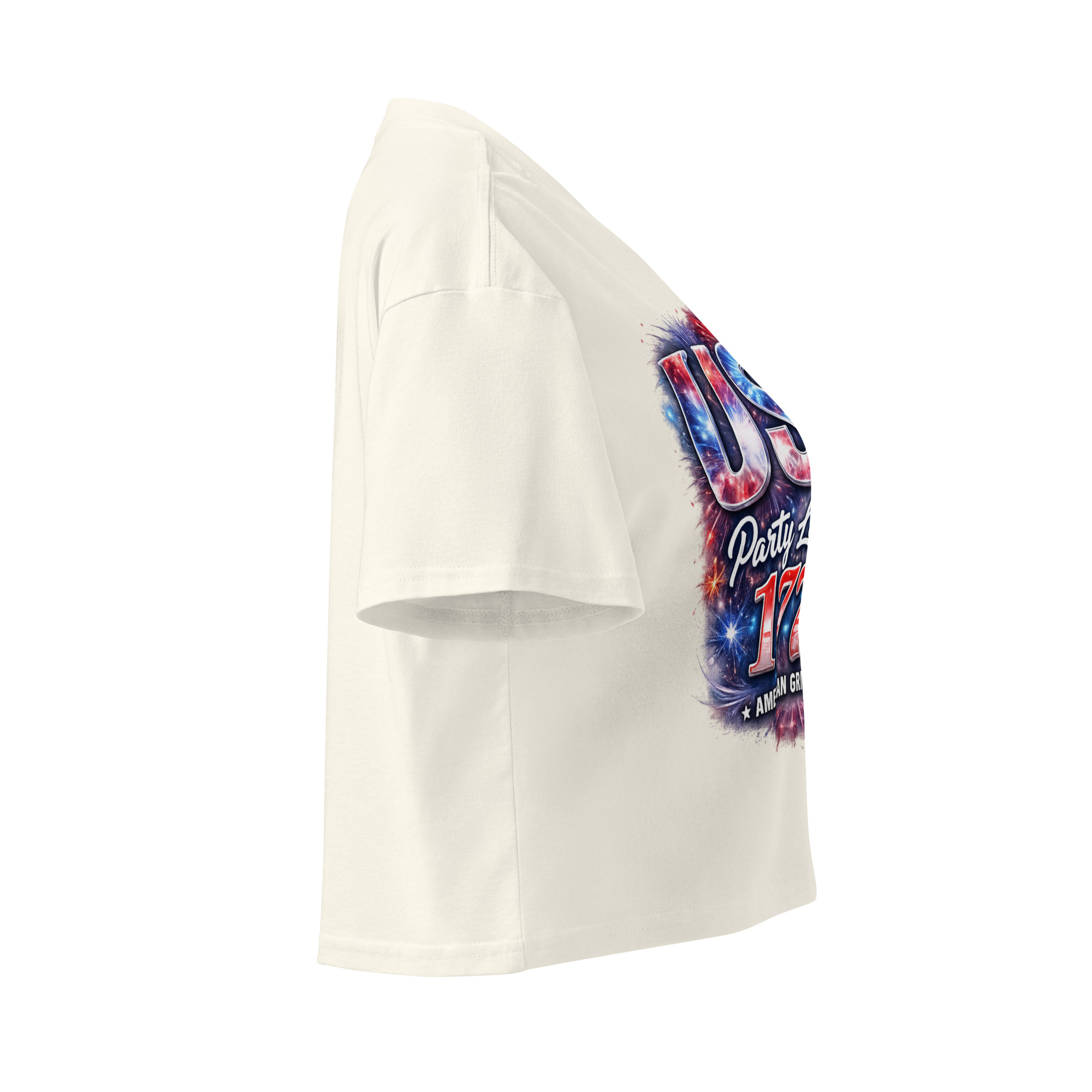 USA Party Like It’s 1776 Women’s Crop Top – Patriotic Festival Shirt - Image 21