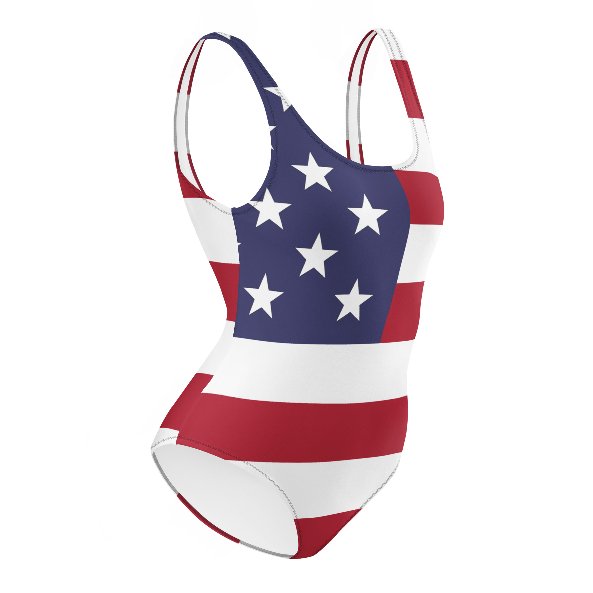 USA Stars & Stripes - One Piece Swimsuit - Image 8