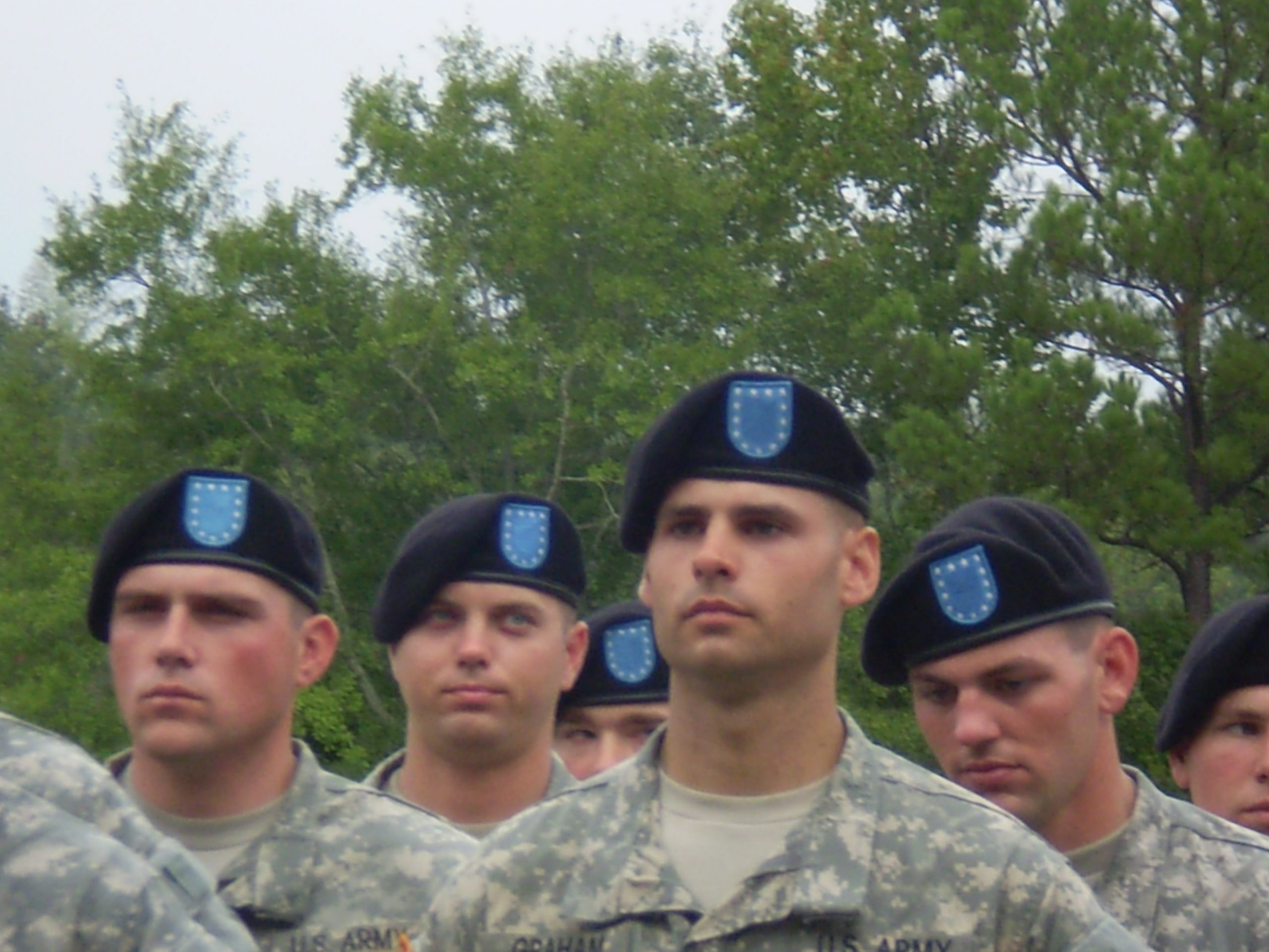 Kevin Graham serving in the United States Army